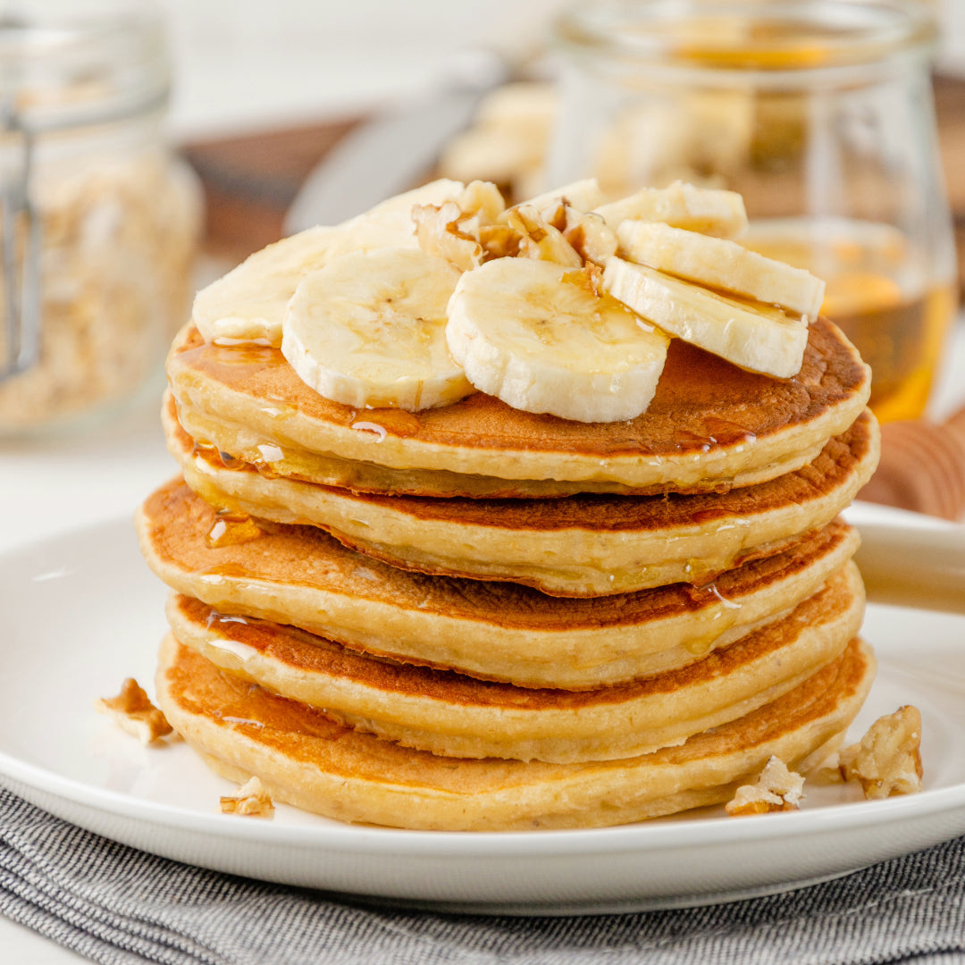 Banana Oat Pancakes