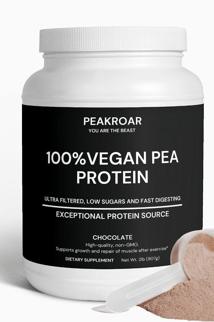 100% VEGAN PEA PROTEIN - PeakRoar